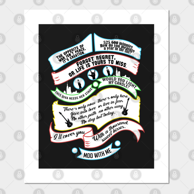 Rent Musical. Best Quotes. Rent Musical Posters and Art Prints